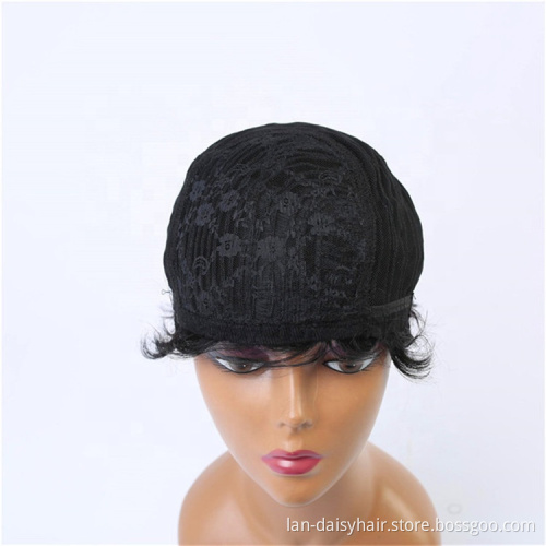 Most Popular Hair Texture for black women Rich Production Experience  None Lace Human Hair Wigs